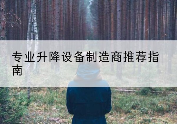 惠民电动剪叉升降平台厂家-专业升降设备制造商推荐指南